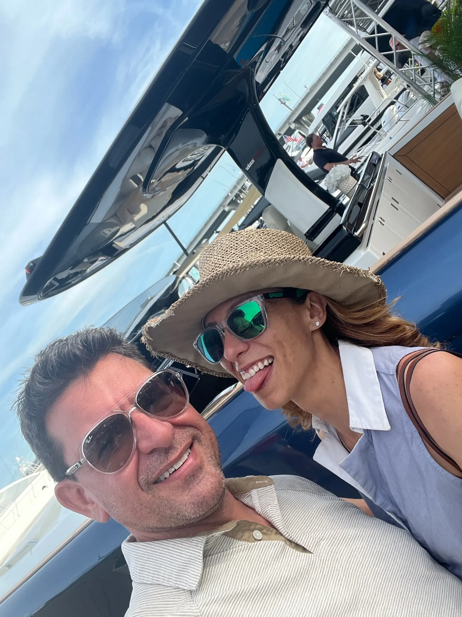 A21 brand portfolio presentation aboard the roadshow yacht
